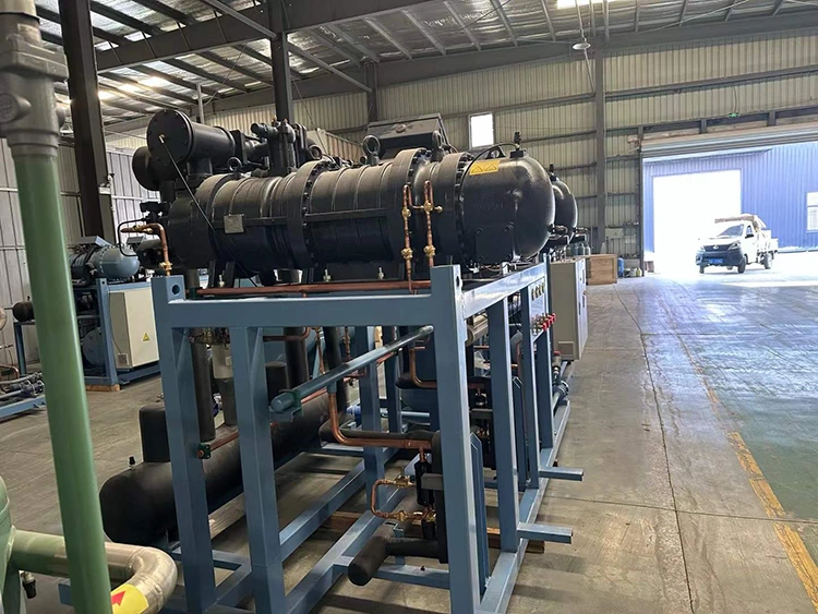 Semi-hermetic Two-Stage Screw Refrigeration Compressor Unit