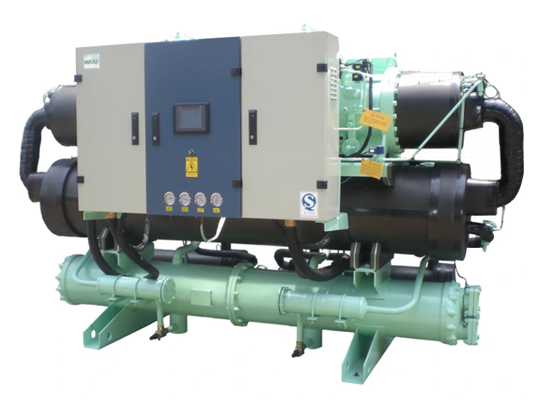 Water-Cooled Screw Compressor Unit - Skid Layout Overview